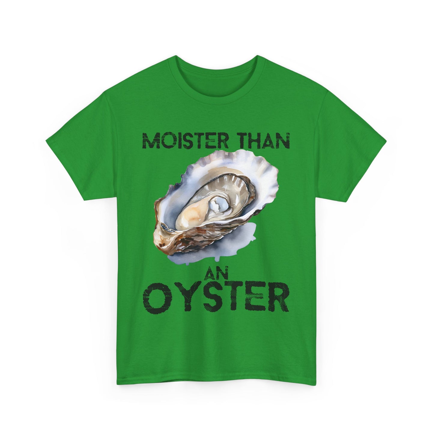 Moister Than an Oyster Tee - Funny Unisex Cotton T-Shirt, Gift for Food Lovers, Playful Casual Wear, Summer Style, Beach Outing
