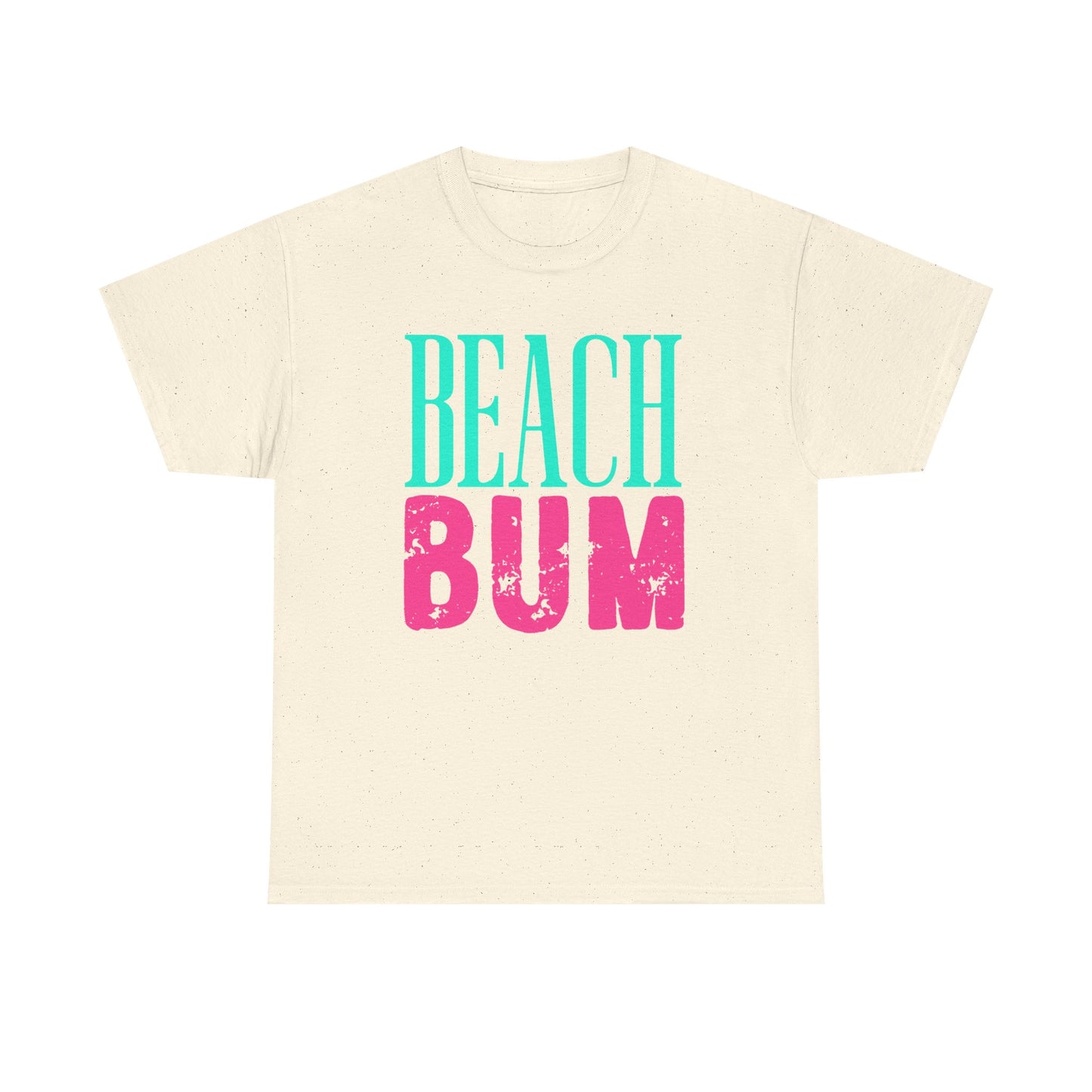 Beach Bum Unisex Heavy Cotton Tee | Perfect for Summer, Beach Days, Vacation, Casual Wear, Gifts
