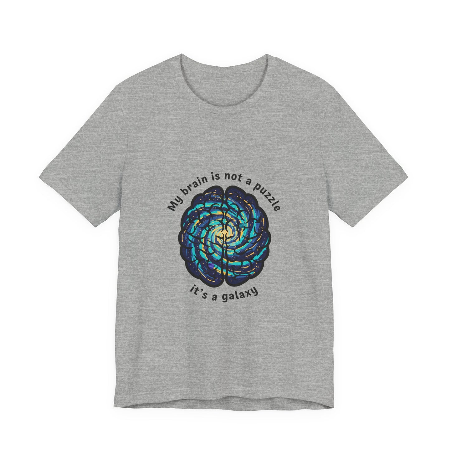 My Brain Is Not a Puzzle — It's a Galaxy T-Shirt | neurodiversity, autistic pride