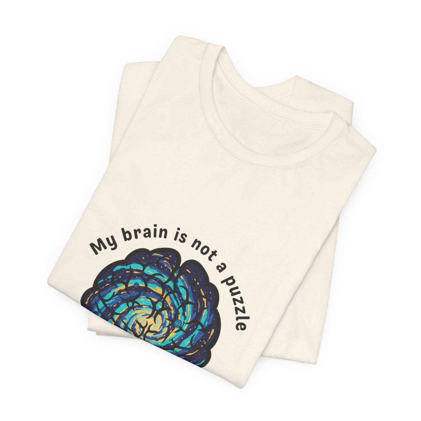 My Brain Is Not a Puzzle — It's a Galaxy T-Shirt | neurodiversity, autistic pride