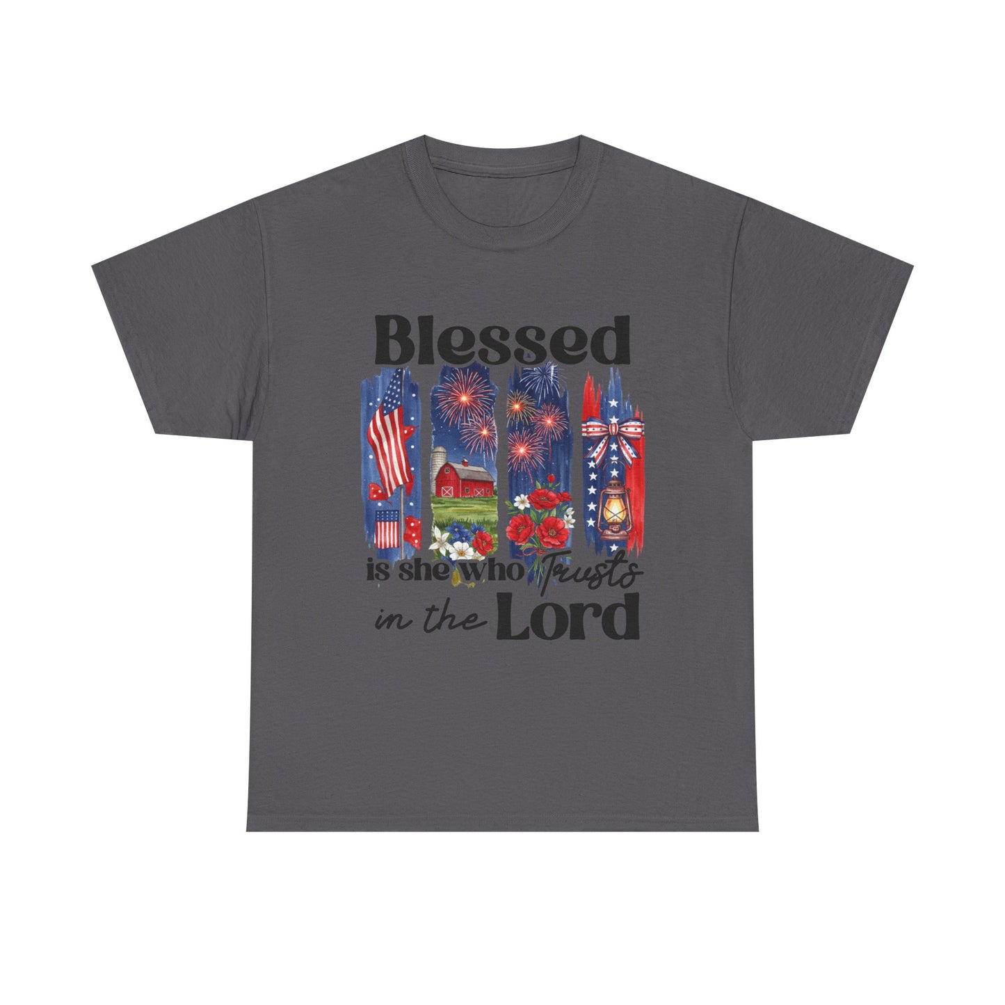 Blessed Faith Fourth of July Tee
