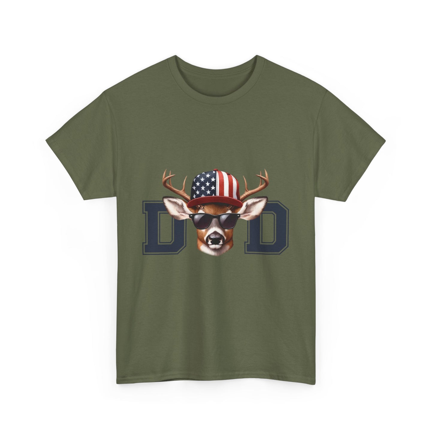 Patriotic Dad Deer Tee