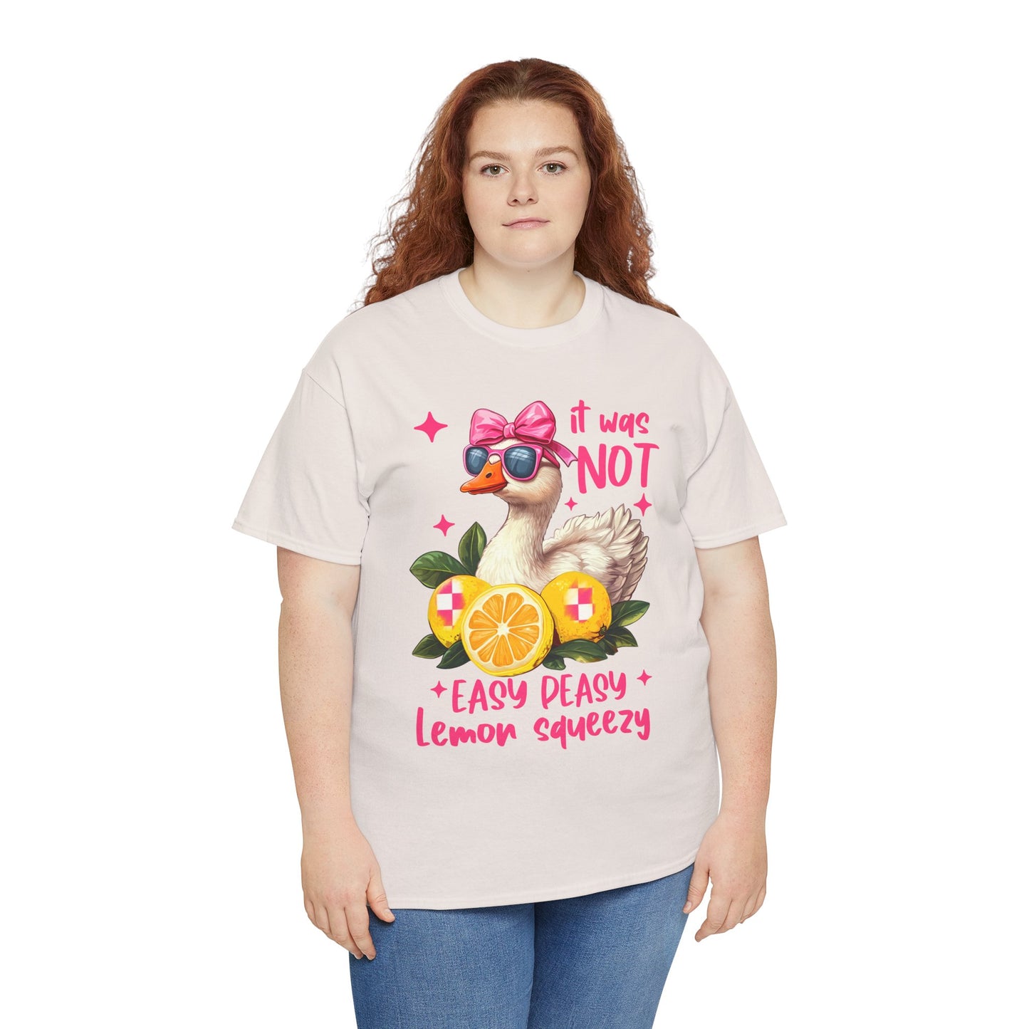 It Was Not Easy Peasy Lemon Squeeze Duck Tee
