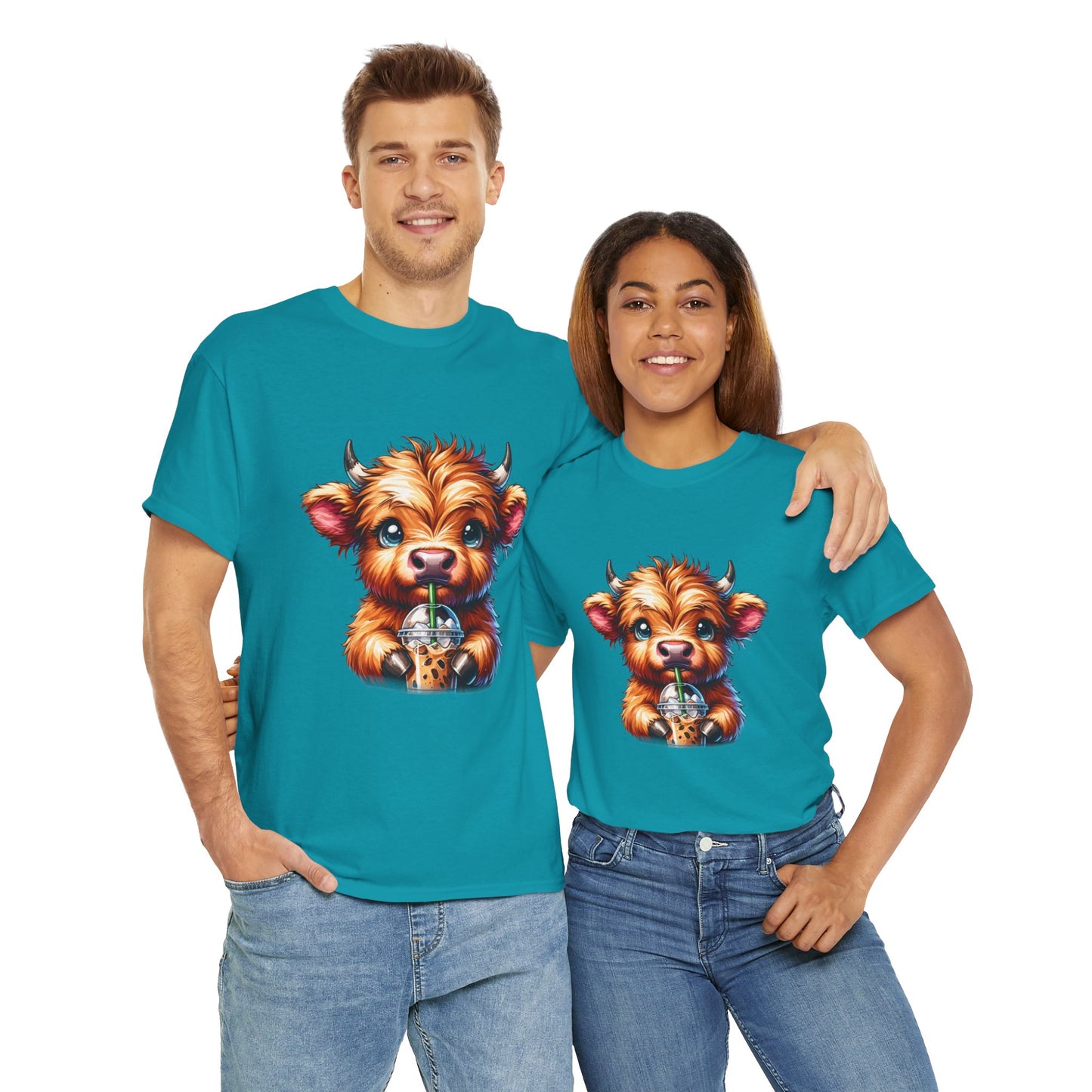 Cute Cow Coffee Tee