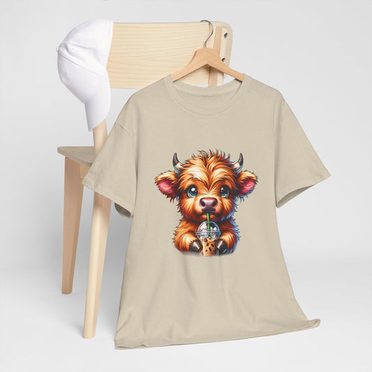 Cute Cow Coffee Tee