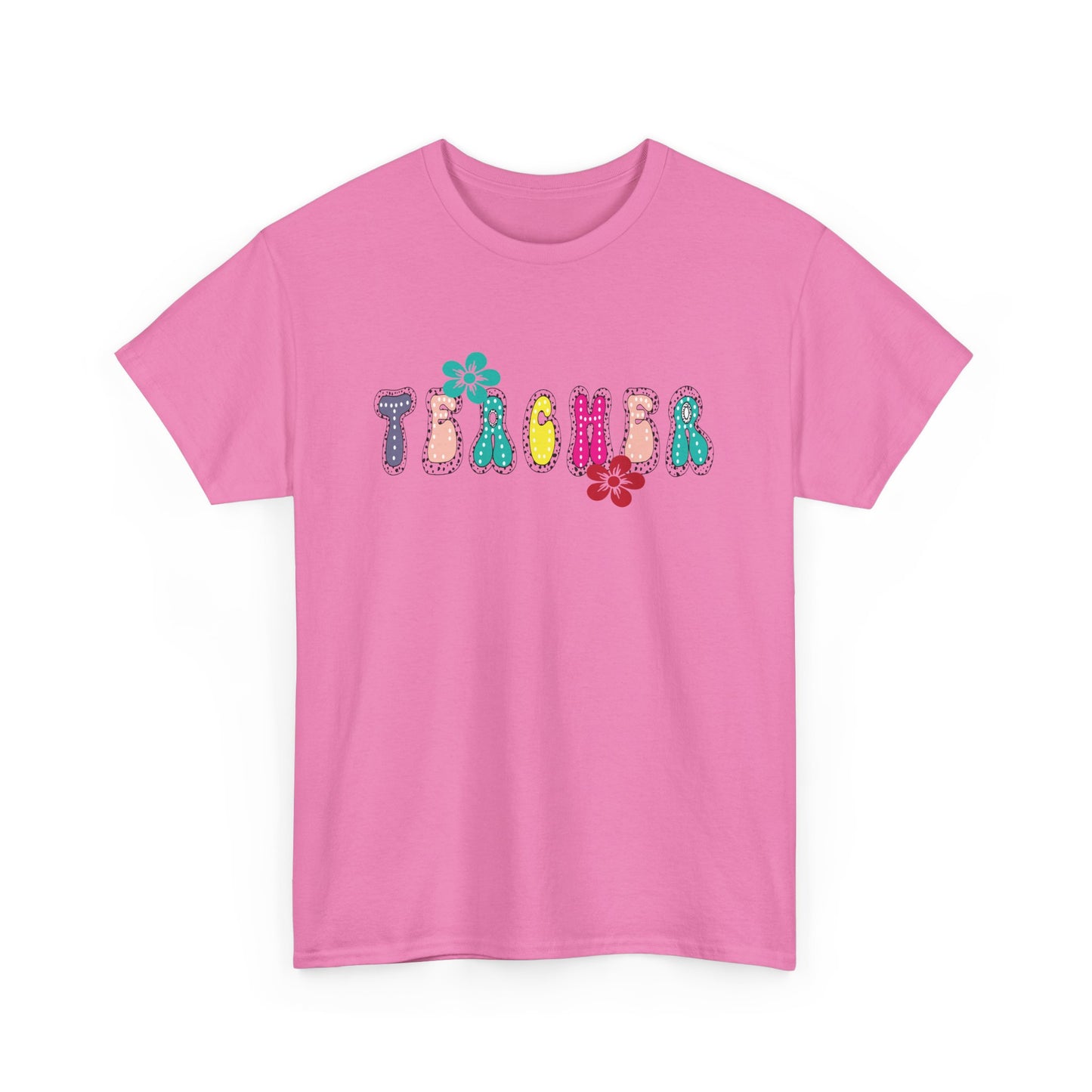 Colorful Teacher Appreciation Unisex Heavy Cotton Tee, Gifts for Teachers, Back to School, Classroom Fun, Educational Apparel, Floral [...]