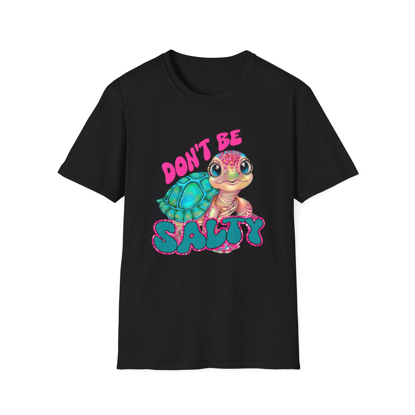 Don't Be Salty Turtle T-Shirt — Cute Sea Turtle Graphic Tee