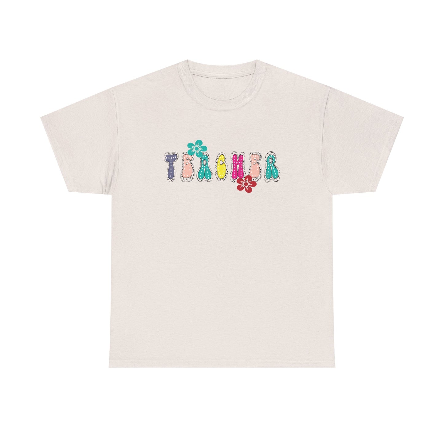 Colorful Teacher Appreciation Unisex Heavy Cotton Tee, Gifts for Teachers, Back to School, Classroom Fun, Educational Apparel, Floral [...]