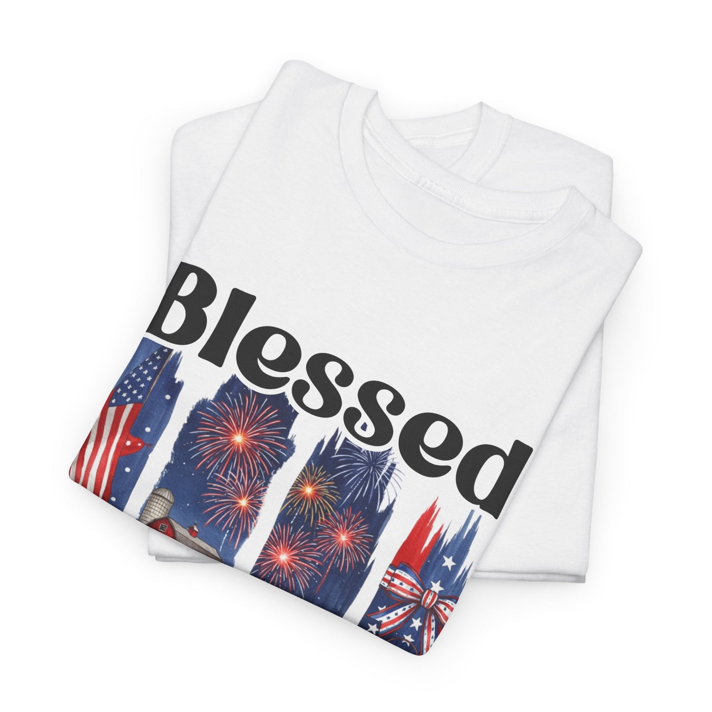 Blessed Faith Fourth of July Tee