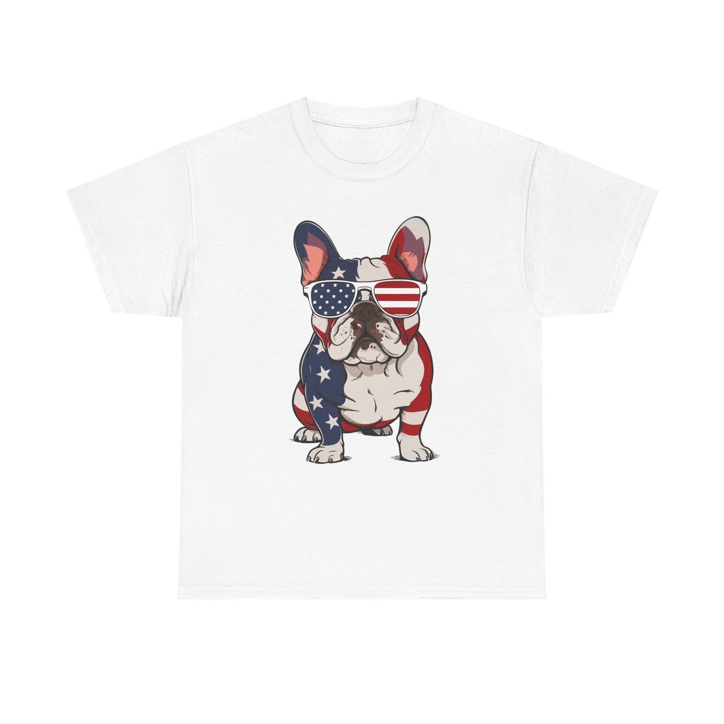 Patriotic French Bulldog Tee
