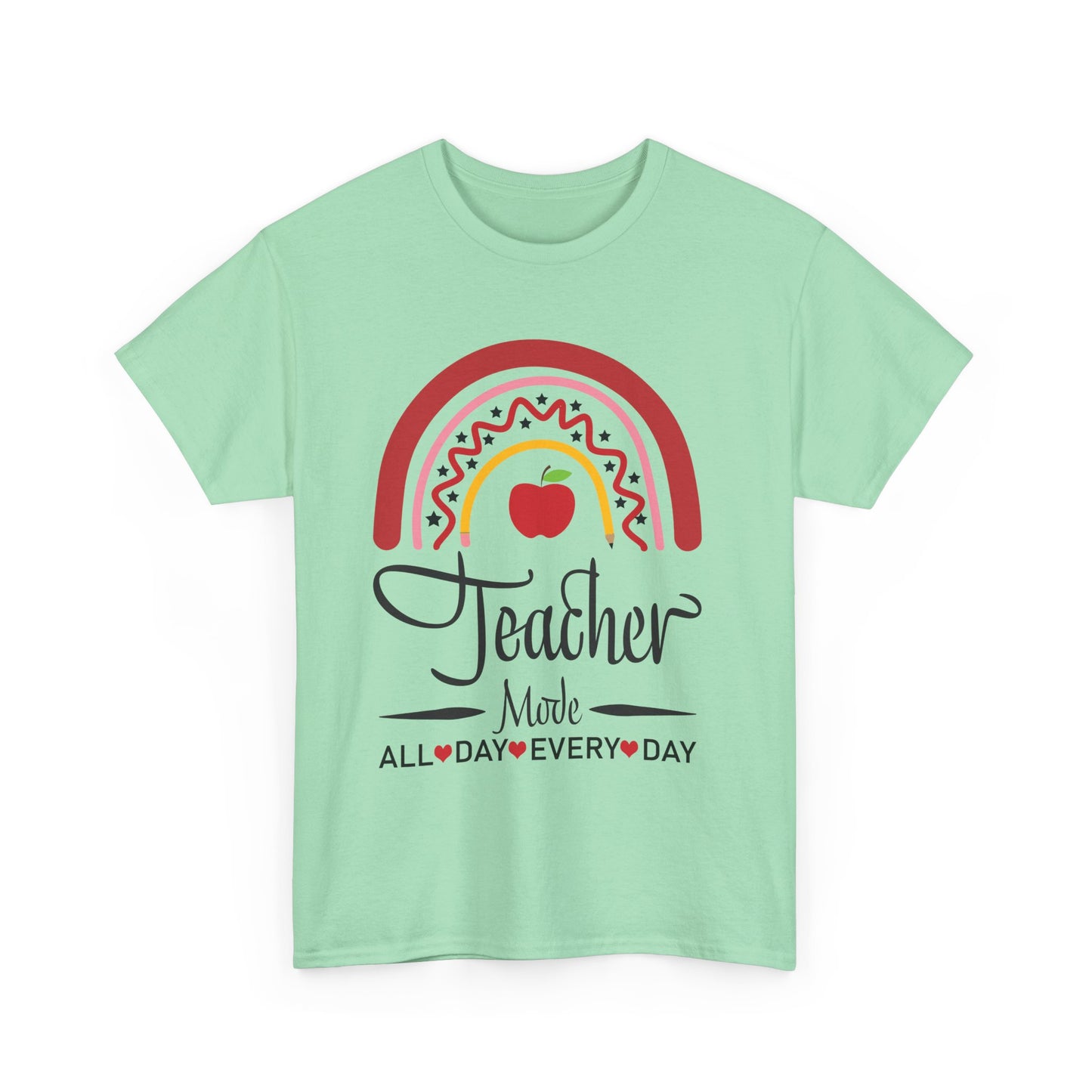 Teacher Mode Rainbow Tee