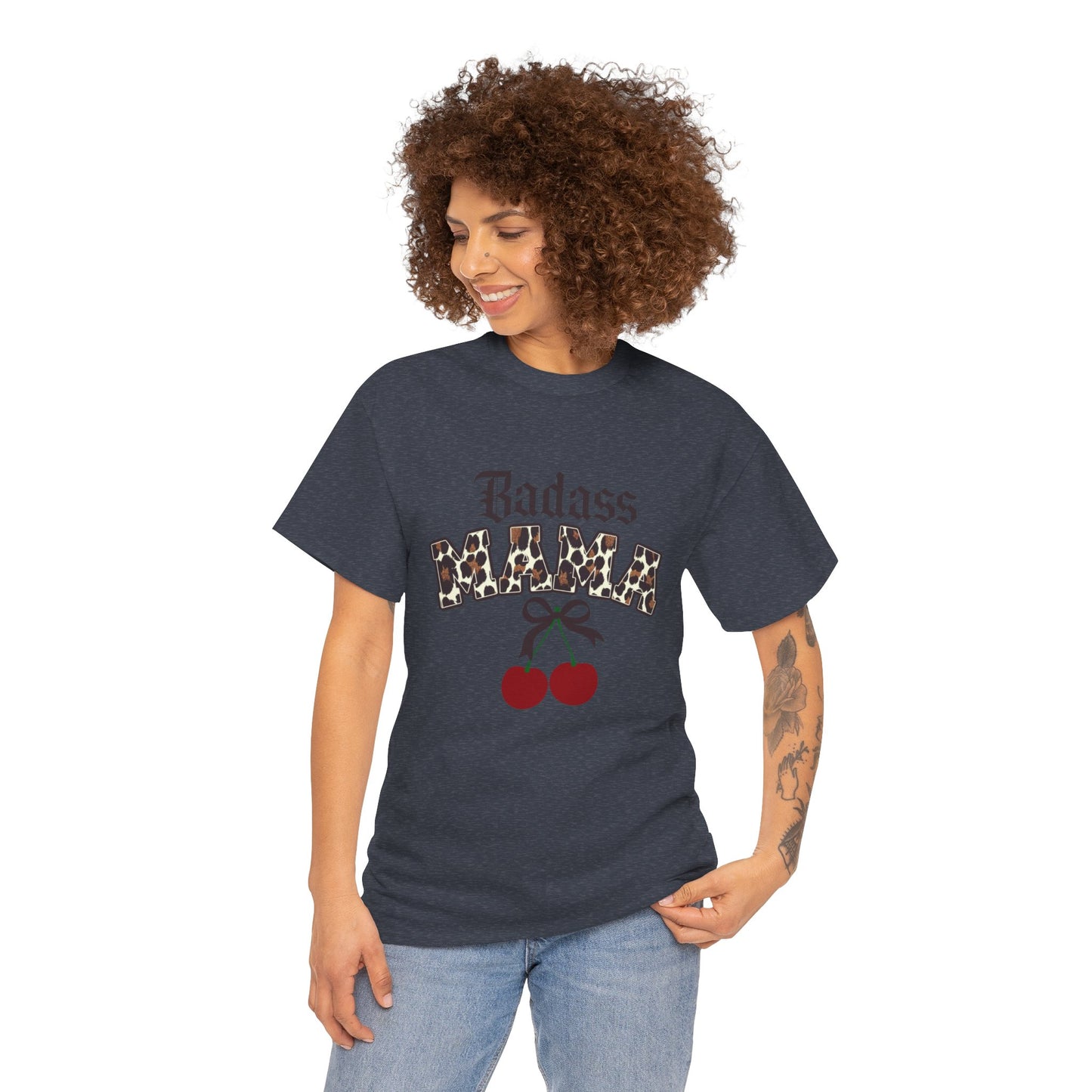 Badass Mama Cheetah Tee