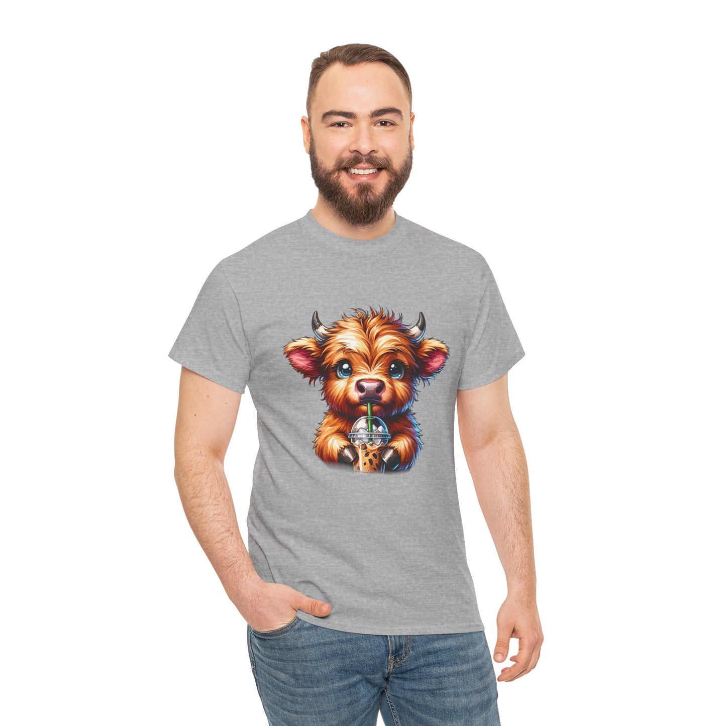 Cute Cow Coffee Tee