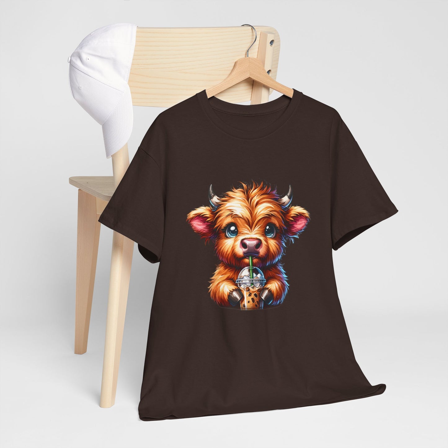 Cute Cow Coffee Tee