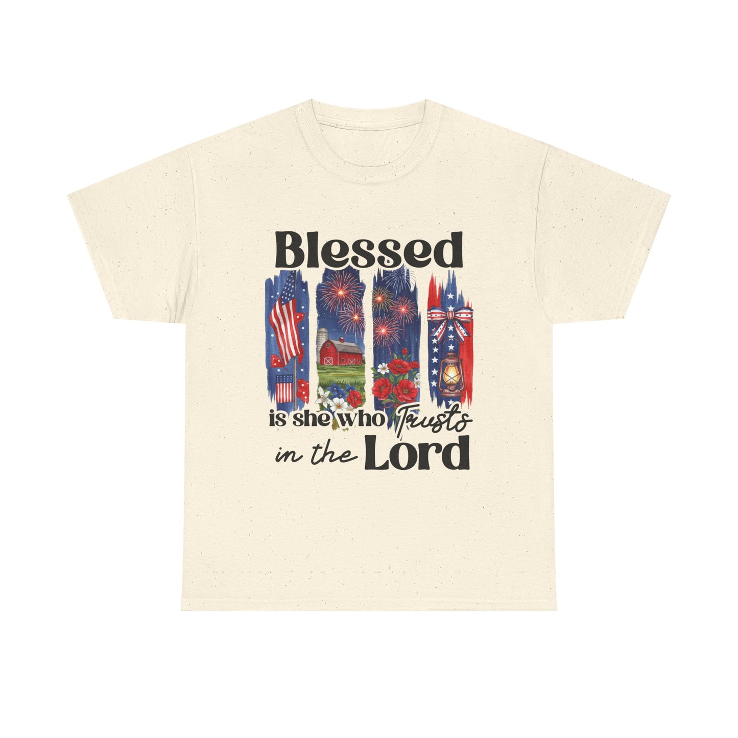 Blessed Faith Fourth of July Tee