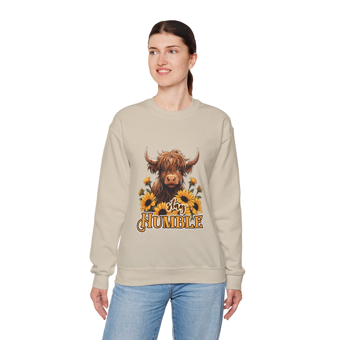 Stay Humble Cow Crewneck Sweatshirt