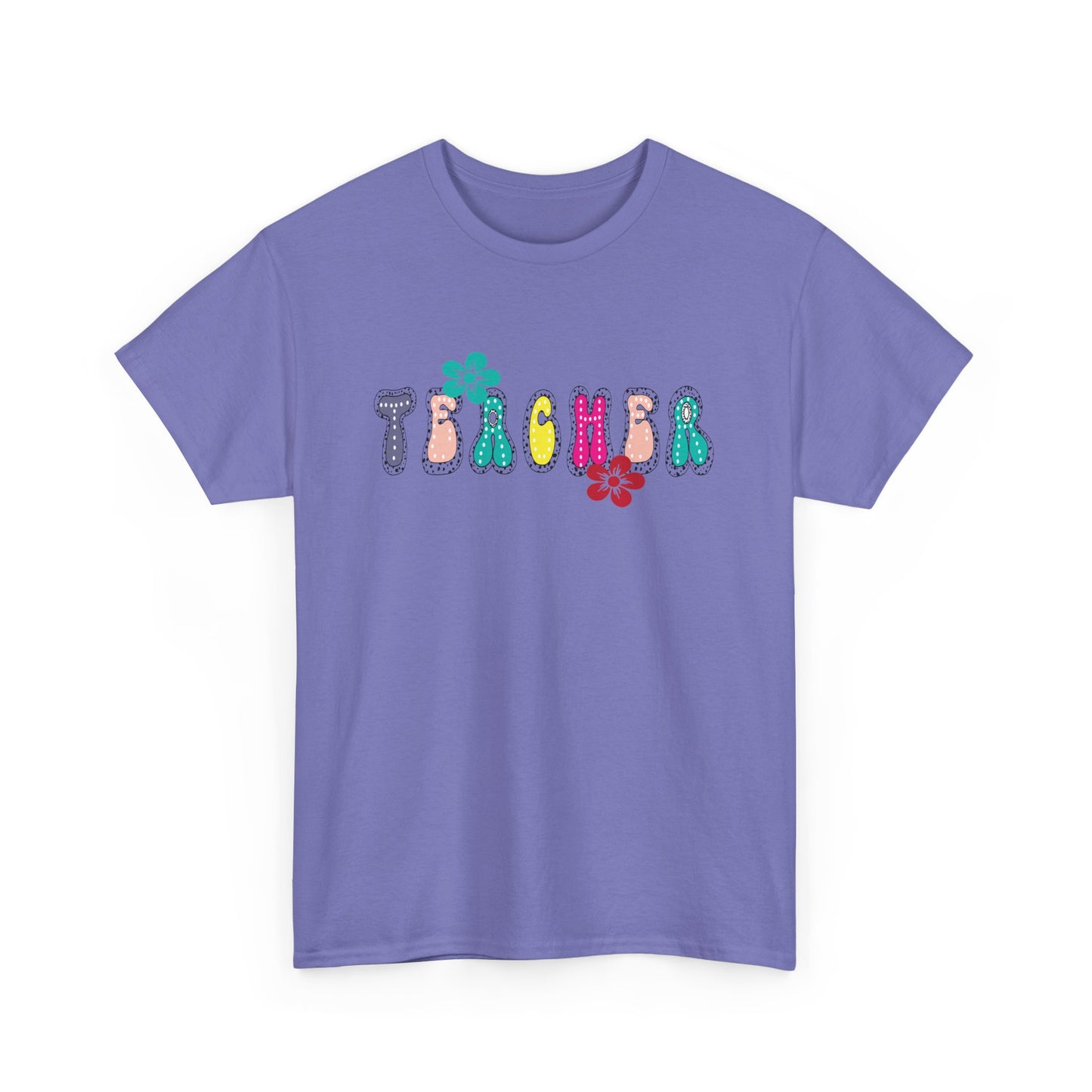 Colorful Teacher Appreciation Unisex Heavy Cotton Tee, Gifts for Teachers, Back to School, Classroom Fun, Educational Apparel, Floral [...]
