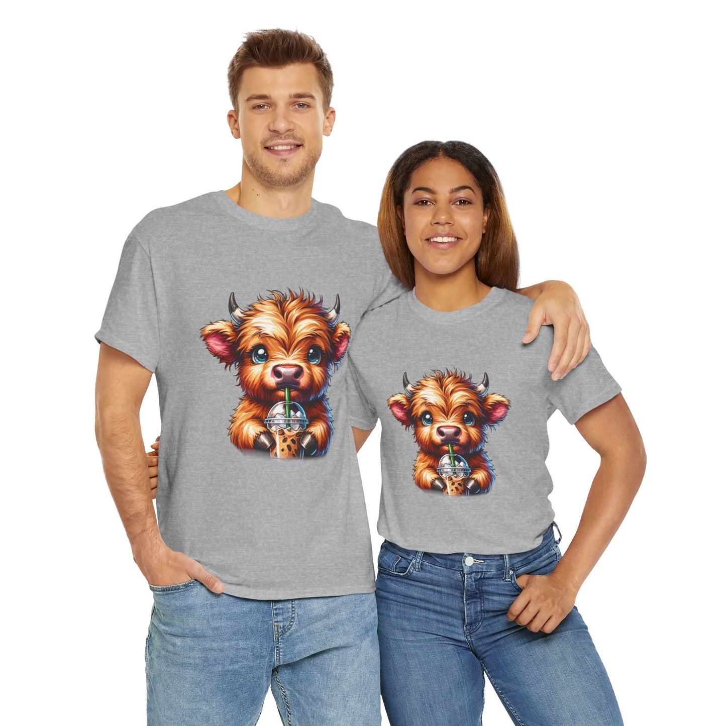 Cute Cow Coffee Tee