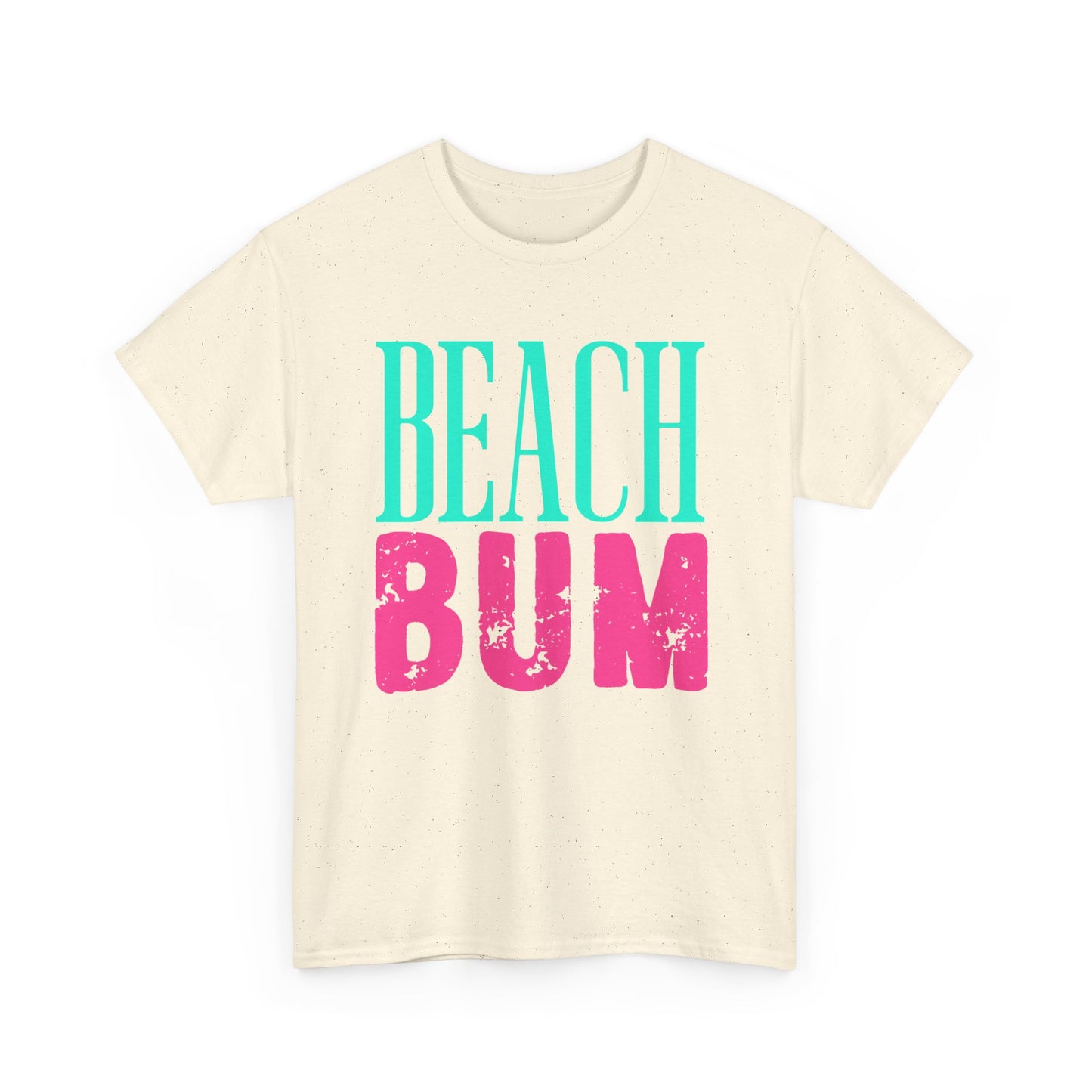 Beach Bum Unisex Heavy Cotton Tee | Perfect for Summer, Beach Days, Vacation, Casual Wear, Gifts