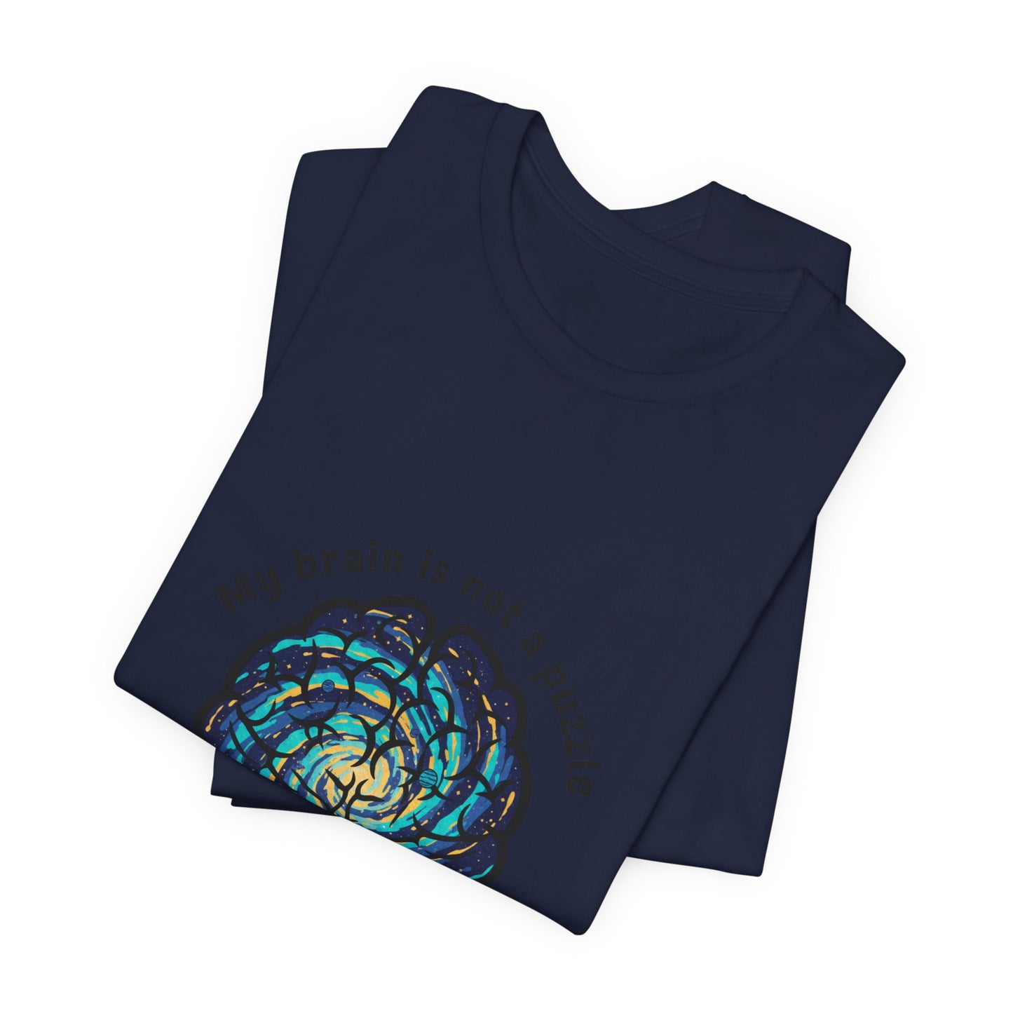 My Brain Is Not a Puzzle — It's a Galaxy T-Shirt | neurodiversity, autistic pride