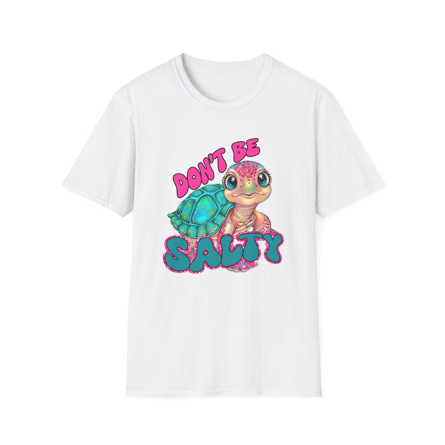 Don't Be Salty Turtle T-Shirt — Cute Sea Turtle Graphic Tee