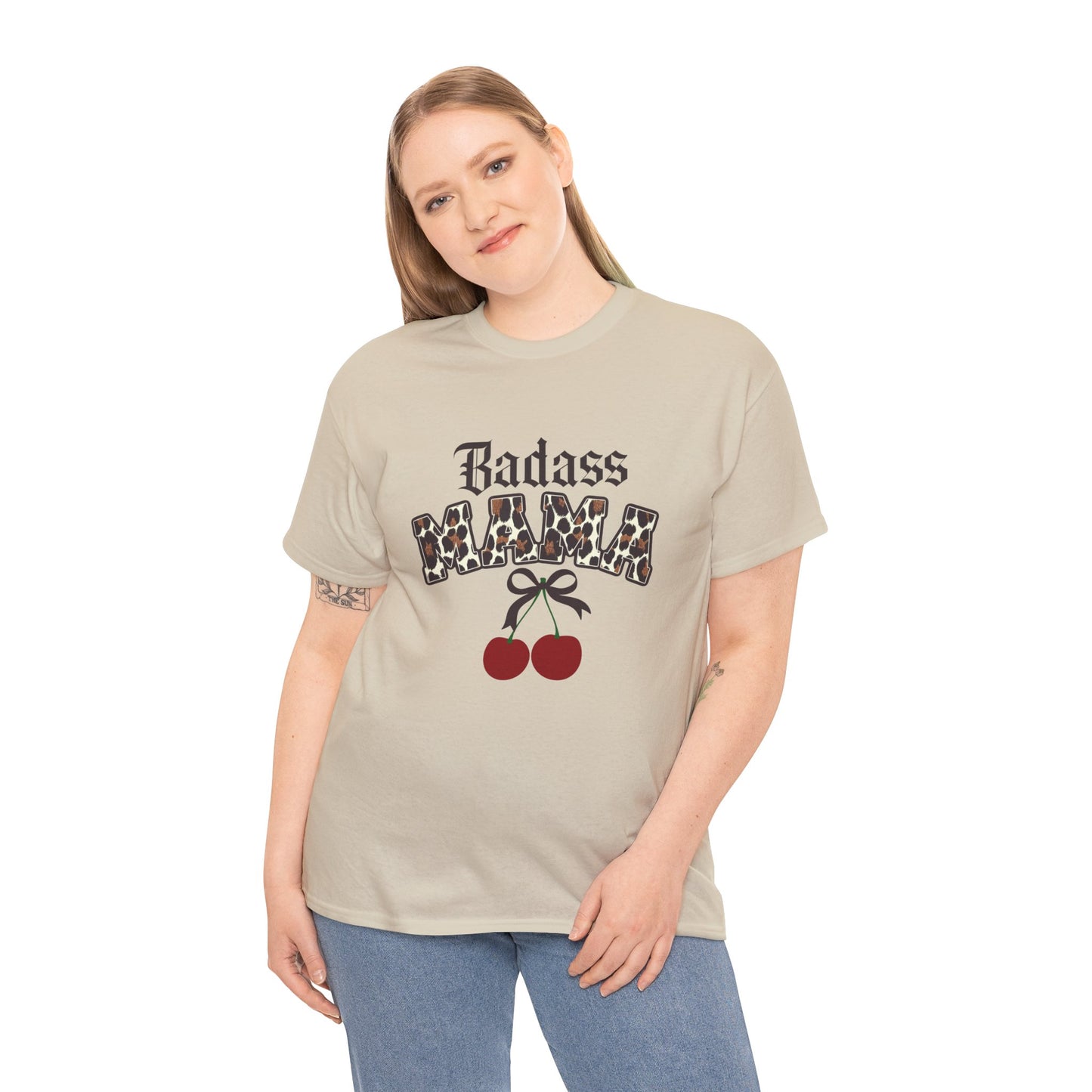 Badass Mama Cheetah Tee