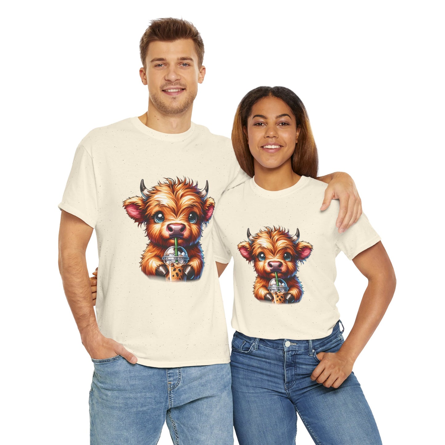 Cute Cow Coffee Tee