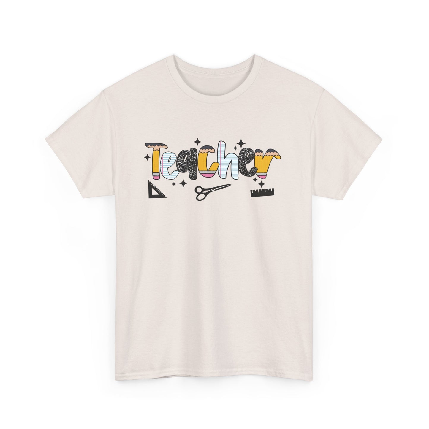 Teacher Appreciation Unisex Heavy Cotton Tee, Teacher Gift, Back to School Shirt, Classroom Outfit, Education T-Shirt