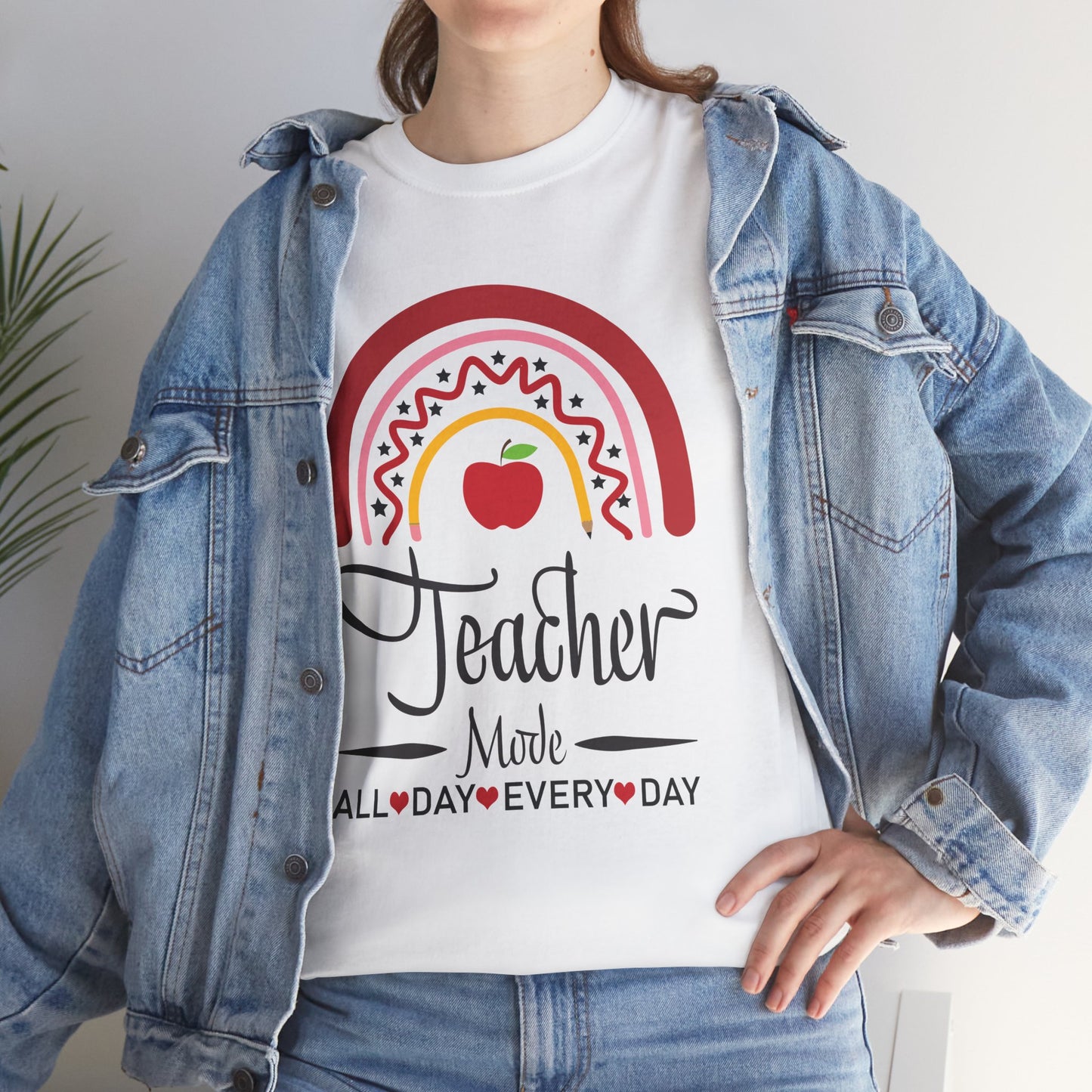 Teacher Mode Rainbow Tee