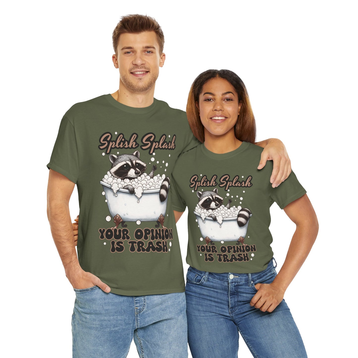 Splish Splash Raccon Tee