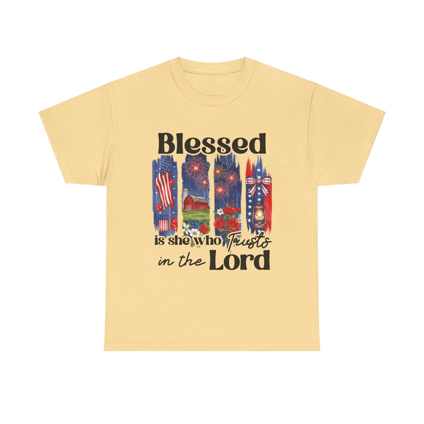 Blessed Faith Fourth of July Tee