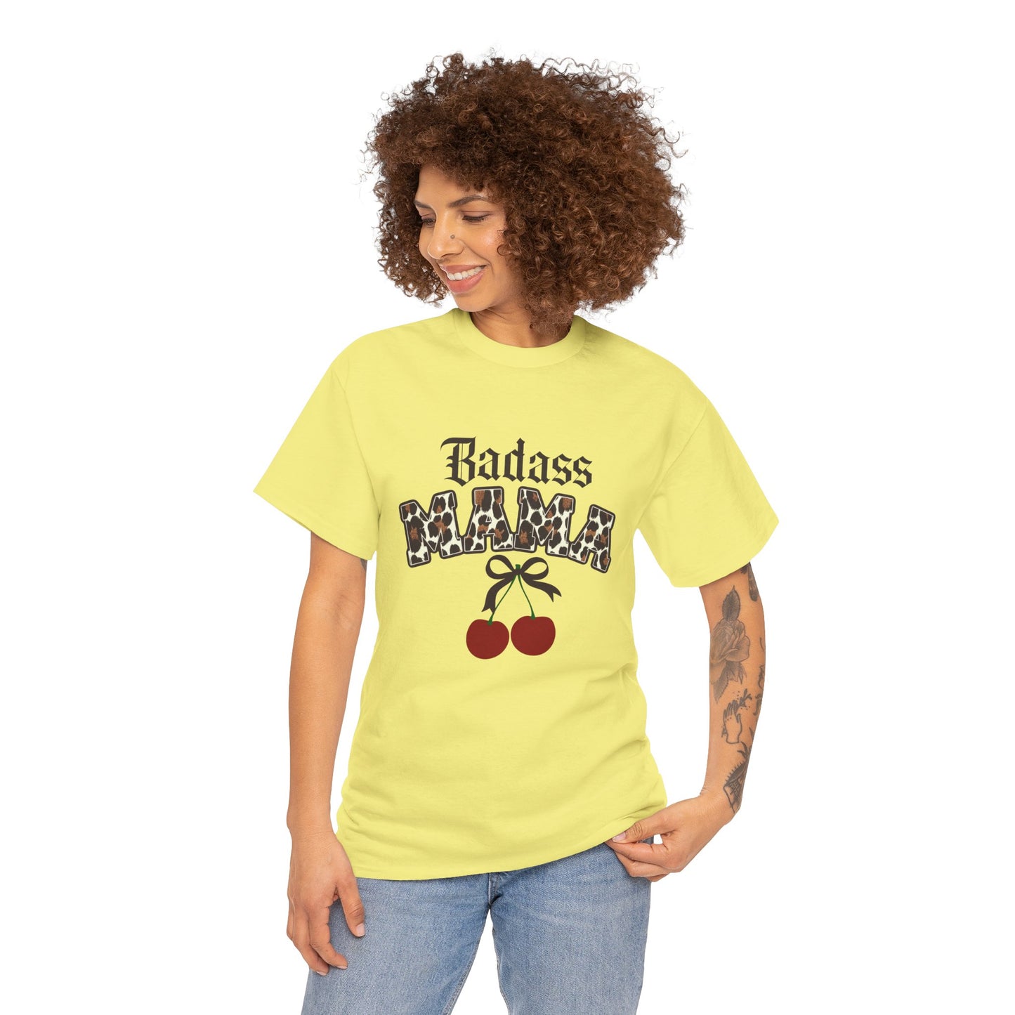 Badass Mama Cheetah Tee