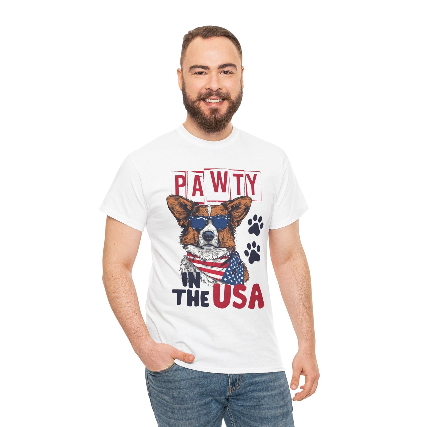 Patriotic Corgi Tee