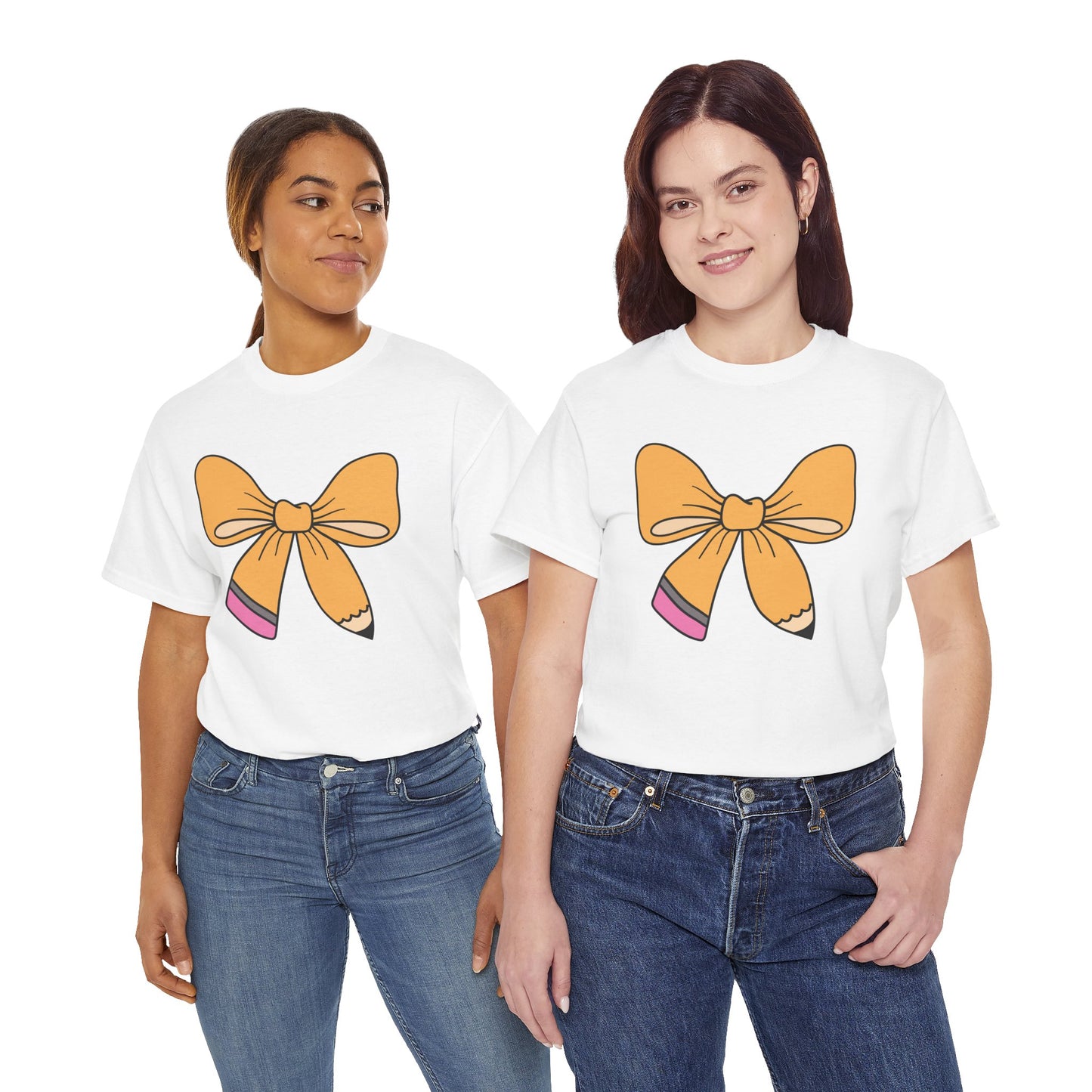 Personalized Pencil Bow Tee