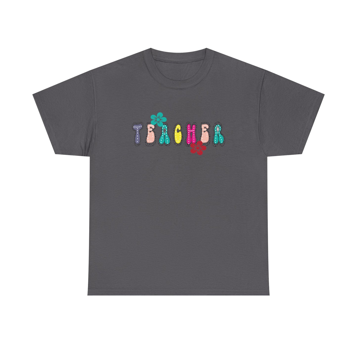 Colorful Teacher Appreciation Unisex Heavy Cotton Tee, Gifts for Teachers, Back to School, Classroom Fun, Educational Apparel, Floral [...]