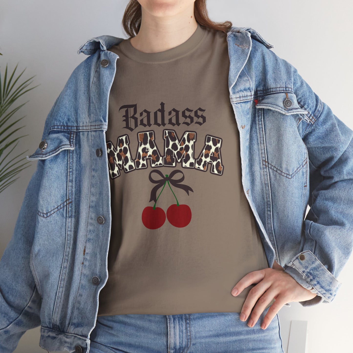 Badass Mama Cheetah Tee